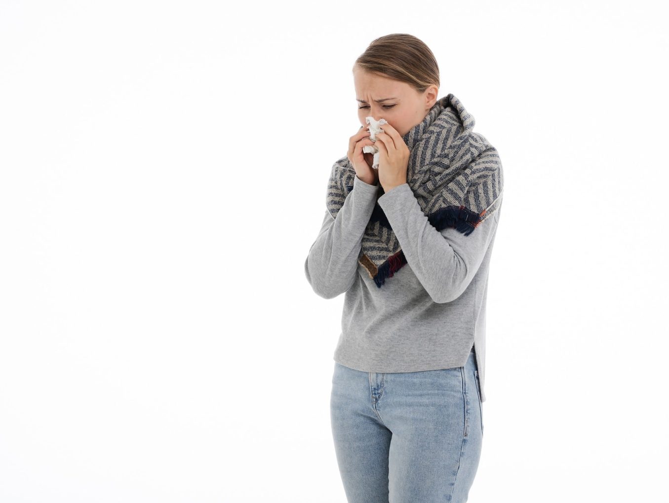 Geste 4 : quand on est atteint par les virus de l’hiver : porter un masque